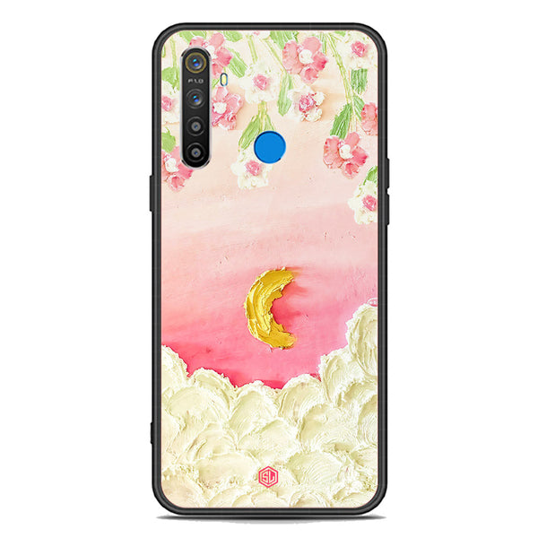 Floral Series Soft Phone Case - Premium Glass Case - Design 7 - Realme 6i