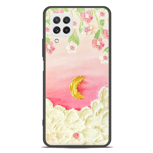 Floral Series Soft Phone Case - Premium Glass Case - Design 7 - Samsung Galaxy M32