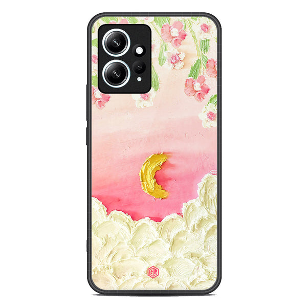 Floral Series Soft Phone Case - Premium Glass Case - Design 7 - Xiaomi Redmi Note 12 4G