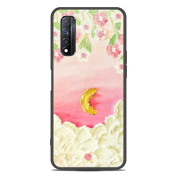 Floral Series Soft Phone Case - Premium Glass Case - Design 7 - Realme Narzo 30