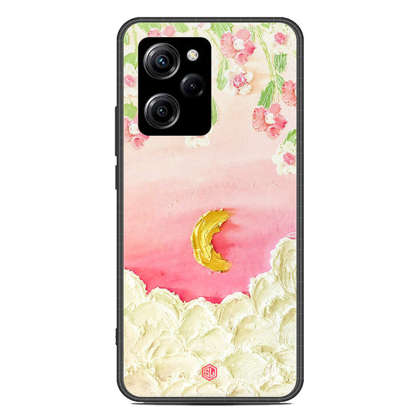 Floral Series Soft Phone Case - Premium Glass Case - Design 7 - Xiaomi Poco X5 Pro