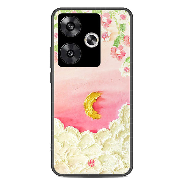 Floral Series Soft Phone Case - Premium Glass Case - Design 7 - Xiaomi Poco F6