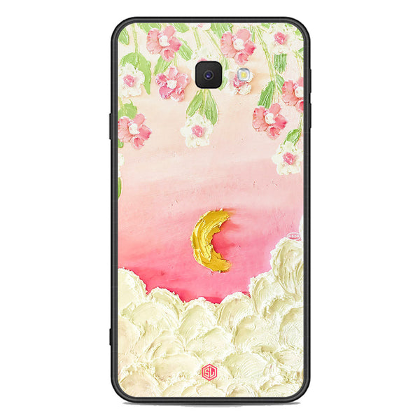 Floral Series Soft Phone Case - Premium Glass Case - Design 7 - Samsung Galaxy J7 Prime