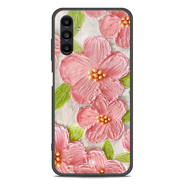 Floral Series Soft Phone Case - Premium Glass Case - Design 9 - Samsung Galaxy A04s