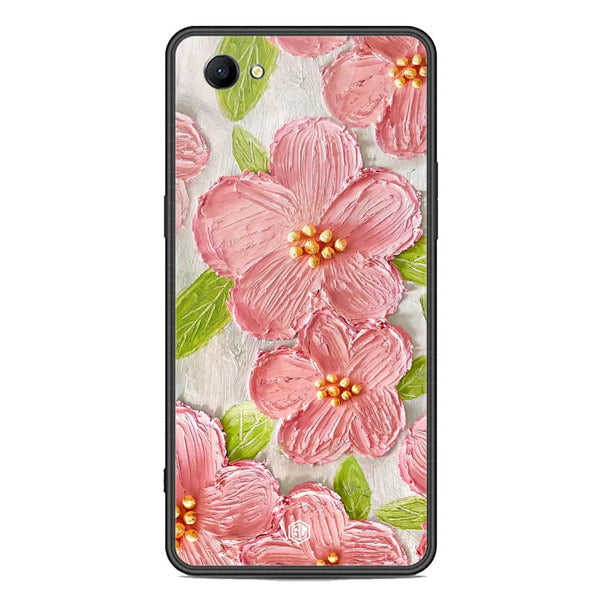 Floral Series Soft Phone Case - Premium Glass Case - Design 9 - Oppo A3