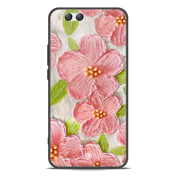 Floral Series Soft Phone Case - Premium Glass Case - Design 9 - Xiaomi Mi 6