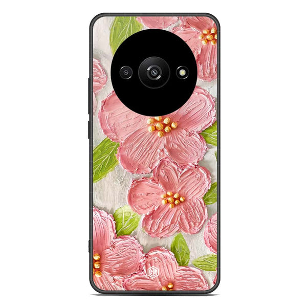 Floral Series Soft Phone Case - Premium Glass Case - Design 9 - Xiaomi Redmi A3