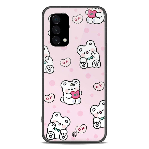 Cute Chic Series Soft Phone Case - Premium Glass Case - Design 1 - OnePlus Nord N200 5G