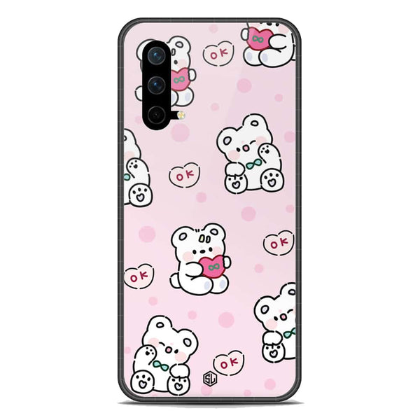 Cute Chic Series Soft Phone Case - Premium Glass Case - Design 1 - OnePlus Nord CE 5G