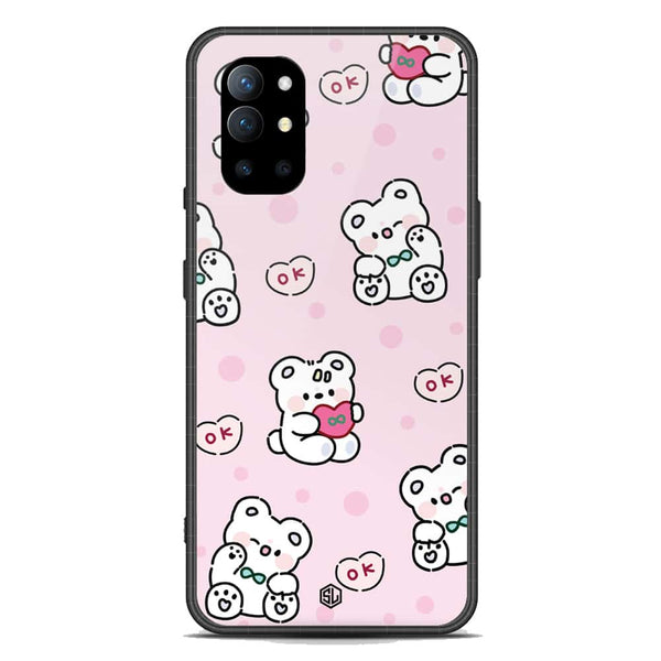 Cute Chic Series Soft Phone Case - Premium Glass Case - Design 1 - OnePlus 9R