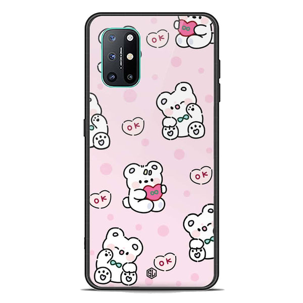 Cute Chic Series Soft Phone Case - Premium Glass Case - Design 1 - OnePlus 8T