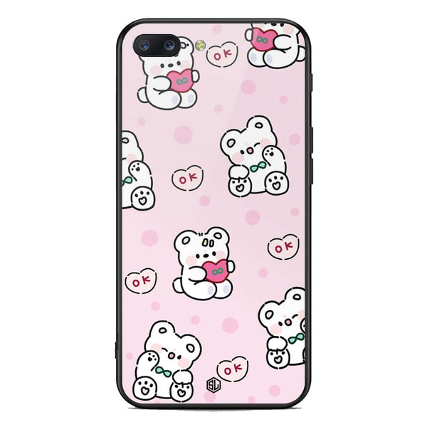 Cute Chic Series Soft Phone Case - Premium Glass Case - Design 1 - OnePlus 5