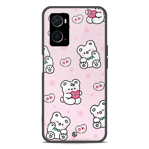 Cute Chic Series Soft Phone Case - Premium Glass Case - Design 1 - Oppo K10 5G