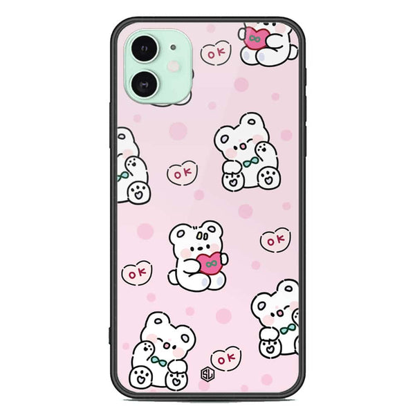 Cute Chic Series Soft Phone Case - Premium Glass Case - Design 1 - iPhone 11