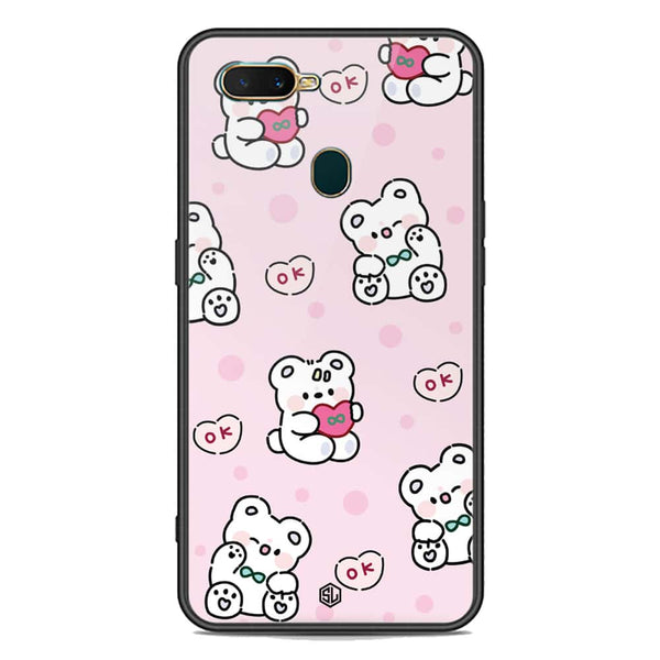 Cute Chic Series Soft Phone Case - Premium Glass Case - Design 1 - Oppo A12s