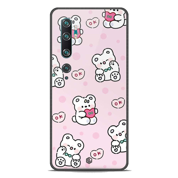 Cute Chic Series Soft Phone Case - Premium Glass Case - Design 1 - Xiaomi Mi Note 10 Pro