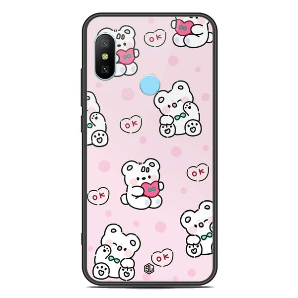 Cute Chic Series Soft Phone Case - Premium Glass Case - Design 1 - Xiaomi Redmi Note 6