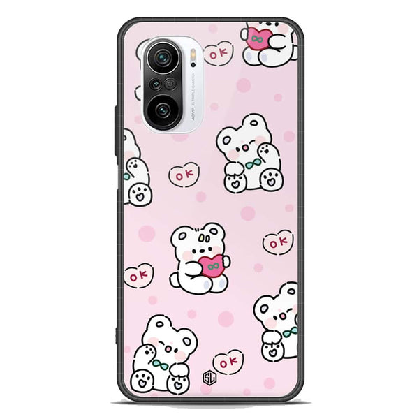 Cute Chic Series Soft Phone Case - Premium Glass Case - Design 1 - Xiaomi Redmi K40 Pro