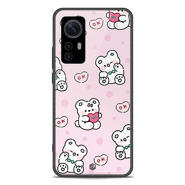 Cute Chic Series Soft Phone Case - Premium Glass Case - Design 1 - Xiaomi 12S Pro