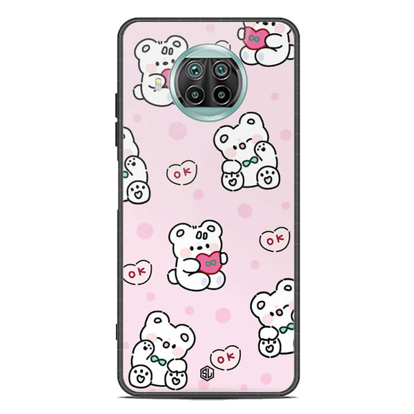 Cute Chic Series Soft Phone Case - Premium Glass Case - Design 1 - Xiaomi Mi 10T Lite