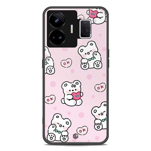 Cute Chic Series Soft Phone Case - Premium Glass Case - Design 1 - Realme GT Neo 5