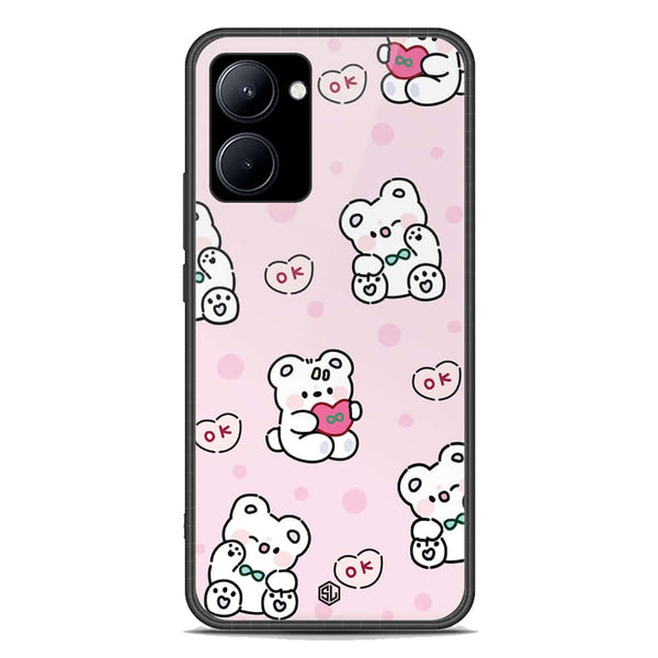 Cute Chic Series Soft Phone Case - Premium Glass Case - Design 1 - Realme C33