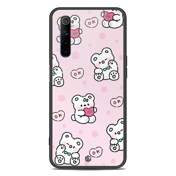 Cute Chic Series Soft Phone Case - Premium Glass Case - Design 1 - Realme 6