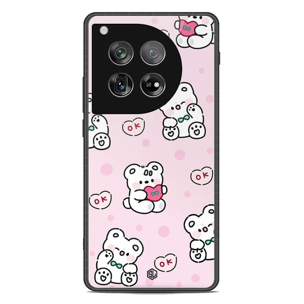 Cute Chic Series Soft Phone Case - Premium Glass Case - Design 1 - OnePlus 12