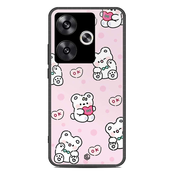 Cute Chic Series Soft Phone Case - Premium Glass Case - Design 1 - Xiaomi Poco F6