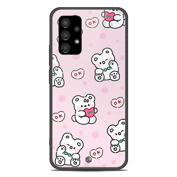 Cute Chic Series Soft Phone Case - Premium Glass Case - Design 1 - Samsung Galaxy A23 5G