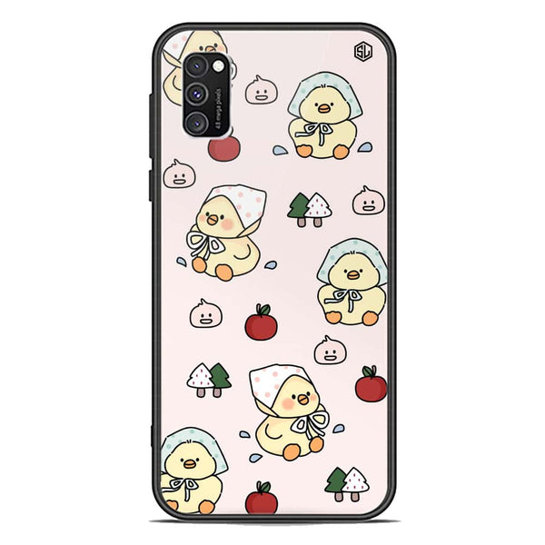 Cute Chic Series Soft Phone Case - Premium Glass Case - Design 2 - Samsung Galaxy A03s