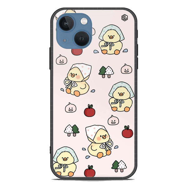 Cute Chic Series Soft Phone Case - Premium Glass Case - Design 2 - iPhone 13