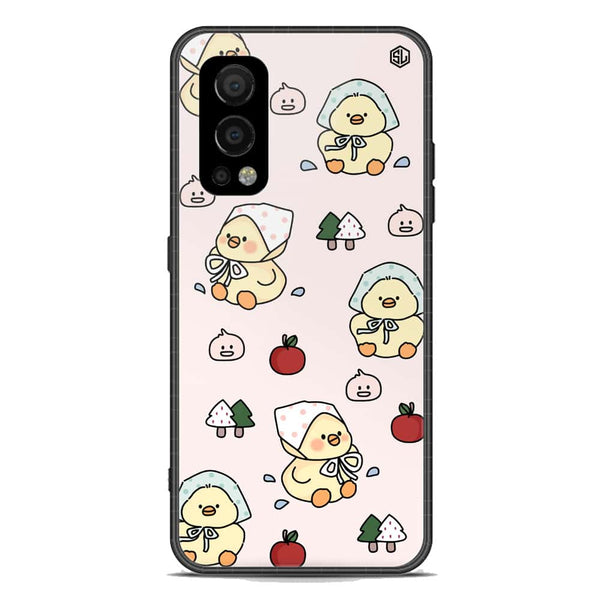 Cute Chic Series Soft Phone Case - Premium Glass Case - Design 2 - OnePlus Nord 2