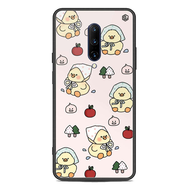 Cute Chic Series Soft Phone Case - Premium Glass Case - Design 2 - OnePlus 7 Pro