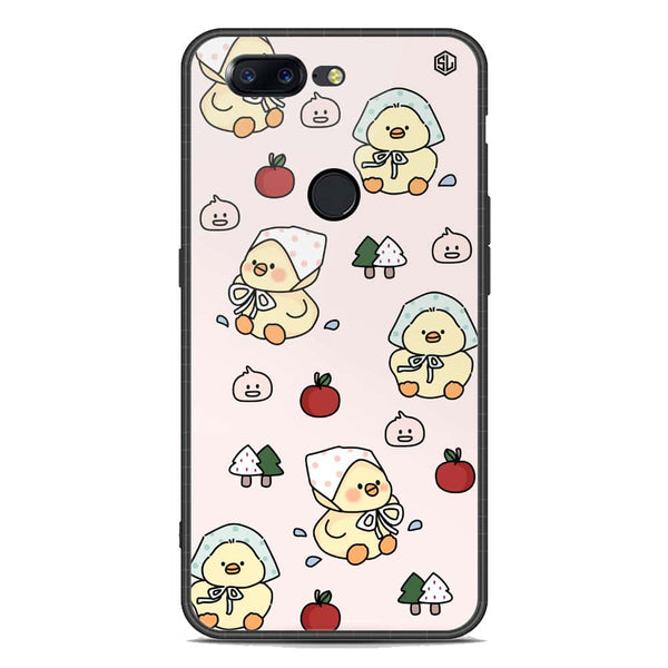 Cute Chic Series Soft Phone Case - Premium Glass Case - Design 2 - OnePlus 5T