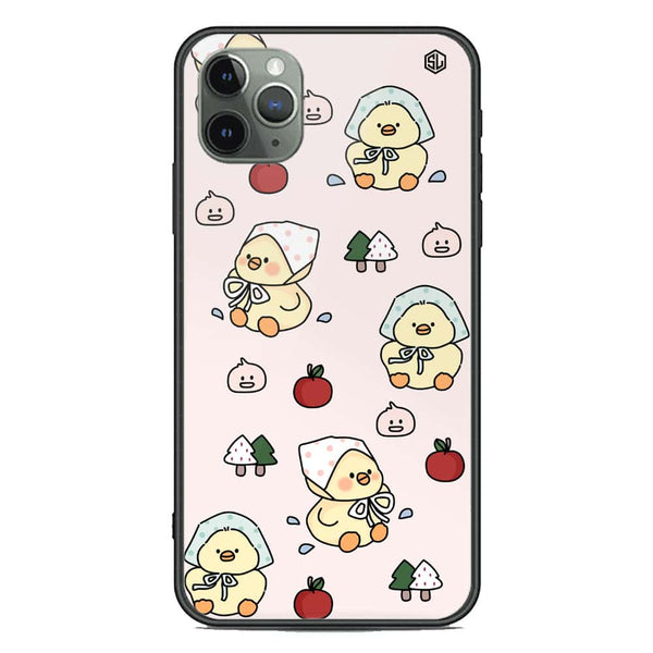 Cute Chic Series Soft Phone Case - Premium Glass Case - Design 2 - iPhone 11 Pro Max