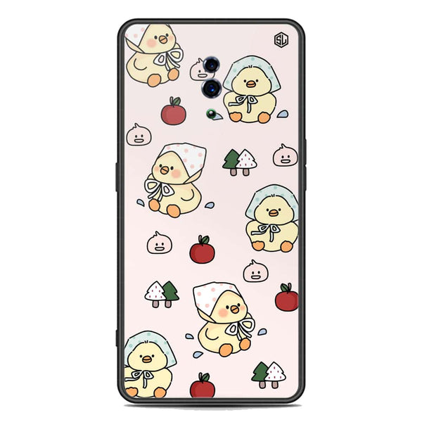 Cute Chic Series Soft Phone Case - Premium Glass Case - Design 2 - Oppo Reno