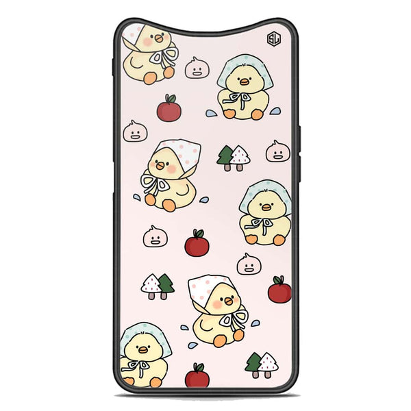 Cute Chic Series Soft Phone Case - Premium Glass Case - Design 2 - Oppo Find X