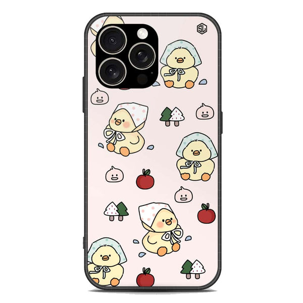 Cute Chic Series Soft Phone Case - Premium Glass Case - Design 2 - iPhone 15 Pro Max