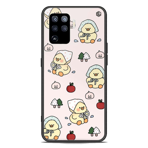 Cute Chic Series Soft Phone Case - Premium Glass Case - Design 2 - Oppo A94