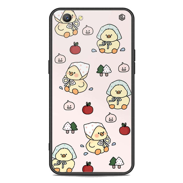 Cute Chic Series Soft Phone Case - Premium Glass Case - Design 2 - Oppo A59