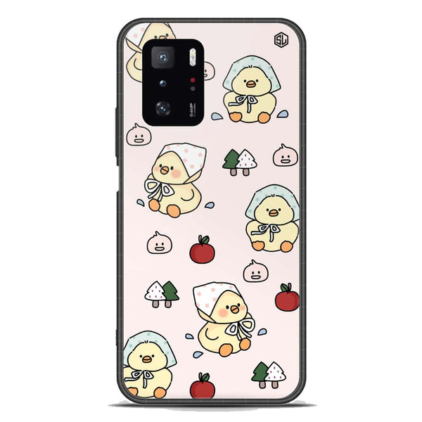 Cute Chic Series Soft Phone Case - Premium Glass Case - Design 2 - Xiaomi Redmi Note 10 Pro 5G