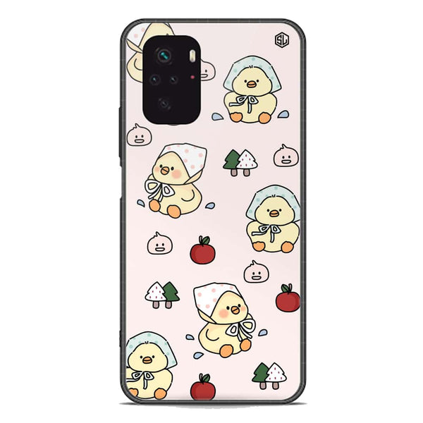 Cute Chic Series Soft Phone Case - Premium Glass Case - Design 2 - Xiaomi Redmi Note 10S