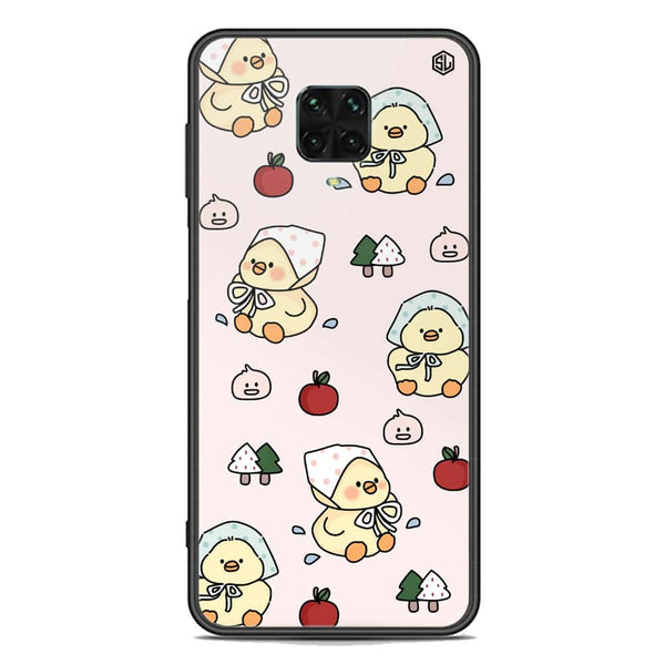 Cute Chic Series Soft Phone Case - Premium Glass Case - Design 2 - Xiaomi Redmi Note 9 Pro