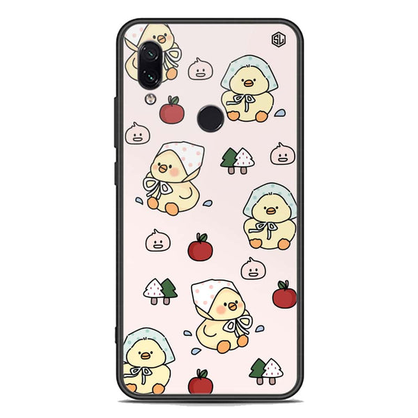 Cute Chic Series Soft Phone Case - Premium Glass Case - Design 2 - Xiaomi Redmi Note 7 Pro