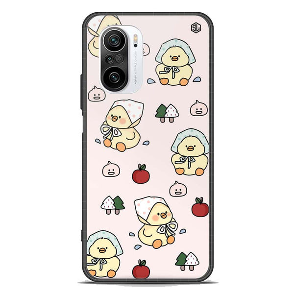 Cute Chic Series Soft Phone Case - Premium Glass Case - Design 2 - Xiaomi Redmi K40 Pro