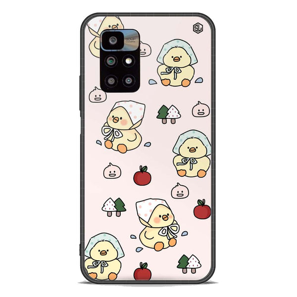 Cute Chic Series Soft Phone Case - Premium Glass Case - Design 2 - Xiaomi Redmi 10 Prime