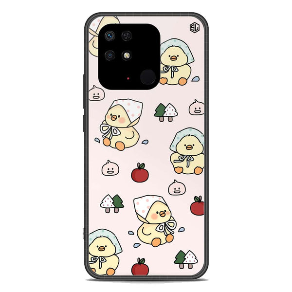 Cute Chic Series Soft Phone Case - Premium Glass Case - Design 2 - Xiaomi Redmi 10C