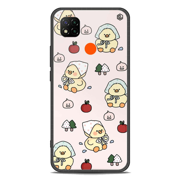 Cute Chic Series Soft Phone Case - Premium Glass Case - Design 2 - Xiaomi Redmi 9C