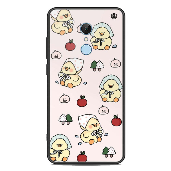 Cute Chic Series Soft Phone Case - Premium Glass Case - Design 2 - Xiaomi Redmi 5